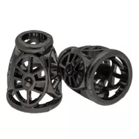 Gun Metal 4 mm Schnur End Kegel Gun Metal 4 mm Schnur End Kegel