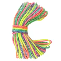 Neon Rainbow & white - Dip Dye Diamonds Paracord 550 Type III (Ca 30 m) Neon Rainbow & white - Dip Dye Diamonds Paracord 550 Type III (Ca 30 m)