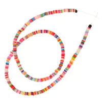 Regenbogen - Katsuki-Perlen pro Riemen - 4 mm Regenbogen - Katsuki-Perlen pro Riemen - 4 mm