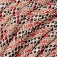 Tartan Beige - Dog Leash Rope - Ø 6 mm PPM Tartan Beige - Dog Leash Rope - Ø 6 mm PPM