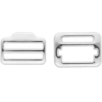 Vernickelt 20 mm Durchschlupfschnalle Vernickelt 20 mm Durchschlupfschnalle