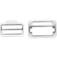 Vernickelt 25 mm Durchschlupfschnalle Vernickelt 25 mm Durchschlupfschnalle