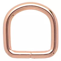 Rose Gold 16 x 3 mm D-Ring Rose Gold 16 x 3 mm D-Ring