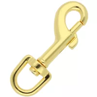 Snap Hook Brass Plated 55 mm - Ø 10 mm Snap Hook Brass Plated 55 mm - Ø 10 mm