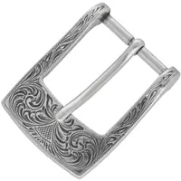 Austin Buckle graviert Antik Silber 32mm Austin Buckle graviert Antik Silber 32mm