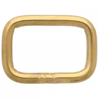 Messing 26 x 17 x 4 mm Quadratischer Ring Messing 26 x 17 x 4 mm Quadratischer Ring