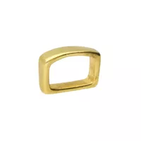 Messing 16 x 10 mm Passant Ring Messing 16 x 10 mm Passant Ring