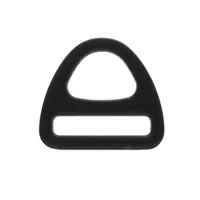 Schwarz 20 x 3 mm Gurtzeug Dreieck D-Ring Schwarz 20 x 3 mm Gurtzeug Dreieck D-Ring