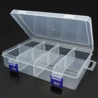 Kunststoff Perlenbox - 8 Fächer Kunststoff Perlenbox - 8 Fächer