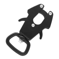 Black Quick Release Snap Hook 75 mm - ⧄ 25 mm Black Quick Release Snap Hook 75 mm - ⧄ 25 mm