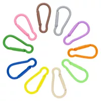 Gemischte Aluminiumkarabinerhaken - 10 Stück Gemischte Aluminiumkarabinerhaken - 10 Stück