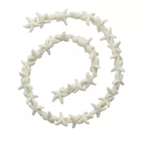 Beige Starfish Beads Beige Starfish Beads