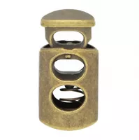 Antique Bronze 23 x 12 mm Cord Lock Antique Bronze 23 x 12 mm Cord Lock