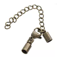 Antique Brass 4 mm Bracelet Cord End Antique Brass 4 mm Bracelet Cord End