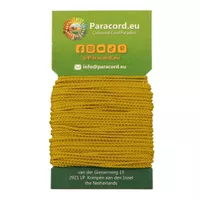 Ocher Yellow Micro Cord 1.4 mm - ca. 10 m Ocher Yellow Micro Cord 1.4 mm - ca. 10 m