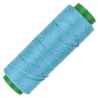 Light Blue 1 mm Waxed Polyester Cord Light Blue 1 mm Waxed Polyester Cord