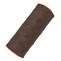 Brown 1 mm Waxed Polyester Cord Brown 1 mm Waxed Polyester Cord