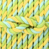 Spring Flowers Cotton Twisted Rope - Ø 10 mm Spring Flowers Cotton Twisted Rope - Ø 10 mm