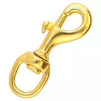 Solid Brass Snap Hook 80 mm - Ø 16 mm Solid Brass Snap Hook 80 mm - Ø 16 mm