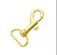 Brass Plated Snap Hook 42 mm - ⧄ 20 mm Brass Plated Snap Hook 42 mm - ⧄ 20 mm