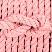 Cherry Blossom Pink Cotton Twisted Rope - 10 mm Cherry Blossom Pink Cotton Twisted Rope - 10 mm