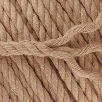 Nude Beige 5 mm Macramé Twisted Cotton Rope Nude Beige 5 mm Macramé Twisted Cotton Rope