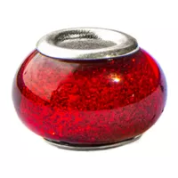 Funkelnde Acrylglas Perle - Rot Funkelnde Acrylglas Perle - Rot