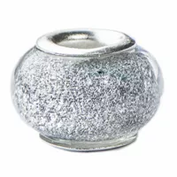 Funkelnde Acrylglas Perle - Weiß Funkelnde Acrylglas Perle - Weiß