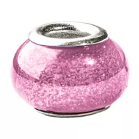Funkelnde Acrylglas Perle - Rosa Funkelnde Acrylglas Perle - Rosa