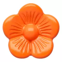 Schieber Perle Blume - Orange Schieber Perle Blume - Orange