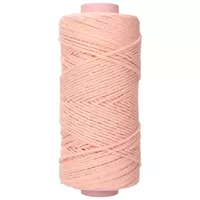Pastel Pink 3 mm. Macramé Cotton Cord (Single Strand) - 150 m Pastel Pink 3 mm. Macramé Cotton Cord (Single Strand) - 150 m