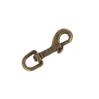 Antique Brass Snap Hook 56 mm - Ø 10 mm Antique Brass Snap Hook 56 mm - Ø 10 mm