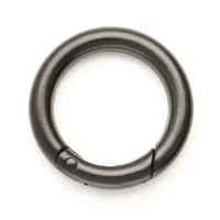 Schwarz 26 x 6 mm Klickring Schwarz 26 x 6 mm Klickring