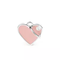 Personalisierter Handmade Herzanhänger (Klein) - Rosa Personalisierter Handmade Herzanhänger (Klein) - Rosa