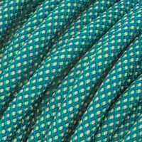 Green Diamonds - Dog Leash Rope - Ø 10 mm PPM Green Diamonds - Dog Leash Rope - Ø 10 mm PPM
