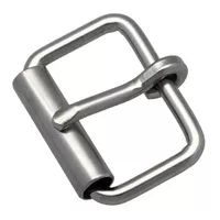 Roll-Gürtelschnalle Vernickelt 26 x 4 mm Roll-Gürtelschnalle Vernickelt 26 x 4 mm