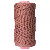 Pink - 3 mm - Bamboo Twisted Cord Pink - 3 mm - Bamboo Twisted Cord