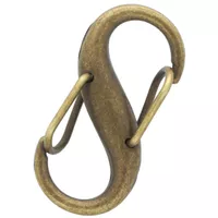 28 mm S-biner Antique Brass 28 mm S-biner Antique Brass