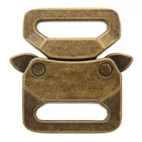 25mm - Antique Brass Metal Safe Lock Buckle 25mm - Antique Brass Metal Safe Lock Buckle