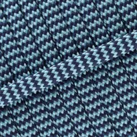 Midnight Bleu & Baby Bleu Shockwave Paracord 550 Type III Midnight Bleu & Baby Bleu Shockwave Paracord 550 Type III