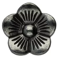 Schieber Perle Blume - Gun Metal Schieber Perle Blume - Gun Metal