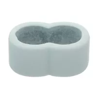 Hellblau 10 mm kleiner Doppelschieber Hellblau 10 mm kleiner Doppelschieber