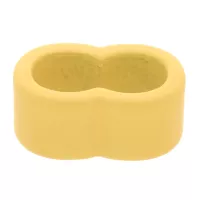 Gelb 10 mm kleiner Doppelschieber Gelb 10 mm kleiner Doppelschieber