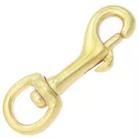 Solid Brass Snap Hook 62 mm - Ø 13mm Solid Brass Snap Hook 62 mm - Ø 13mm