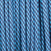 Midnight Bleu & Baby Bleu Spiral Paracord 550 Type III Midnight Bleu & Baby Bleu Spiral Paracord 550 Type III