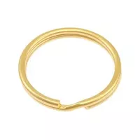 Plaqué Laiton 12 x 1,2 mm Porte-Clés Anneau Plaqué Laiton 12 x 1,2 mm Porte-Clés Anneau