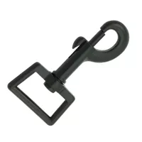 Black Snap Hook 66 mm - ⧄ 25 mm Black Snap Hook 66 mm - ⧄ 25 mm