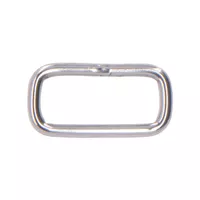 Edelstahl 20 x 3 mm Quadratische Ringe Edelstahl 20 x 3 mm Quadratische Ringe