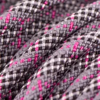 Tartan Fuchsia & Charcoal Grey - Dog Leash Rope - Ø 10 mm PPM Tartan Fuchsia & Charcoal Grey - Dog Leash Rope - Ø 10 mm PPM