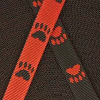 Sangle Tissée Patte Rouge & Noir 25 mm Sangle Tissée Patte Rouge & Noir 25 mm
